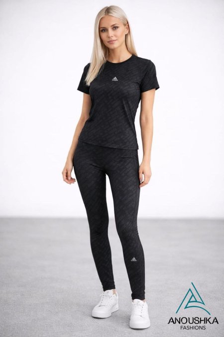 تايتس وبلوزة قصيرة اديداس/Adidas