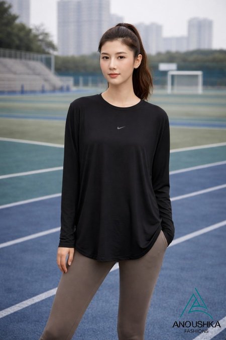 بلوزة نايك نايلون للجيم