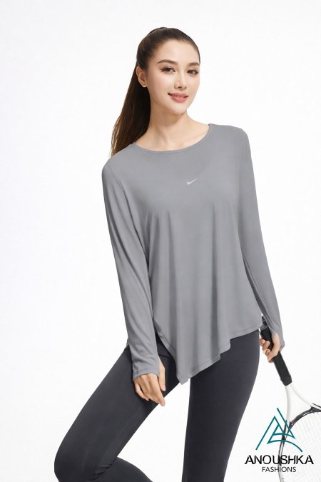 بلوزة نايك نايلون للجيم