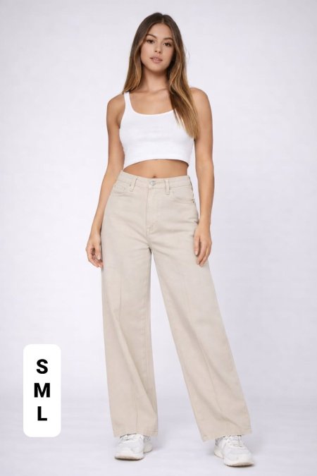 بنطلون جينز اجر عريضه