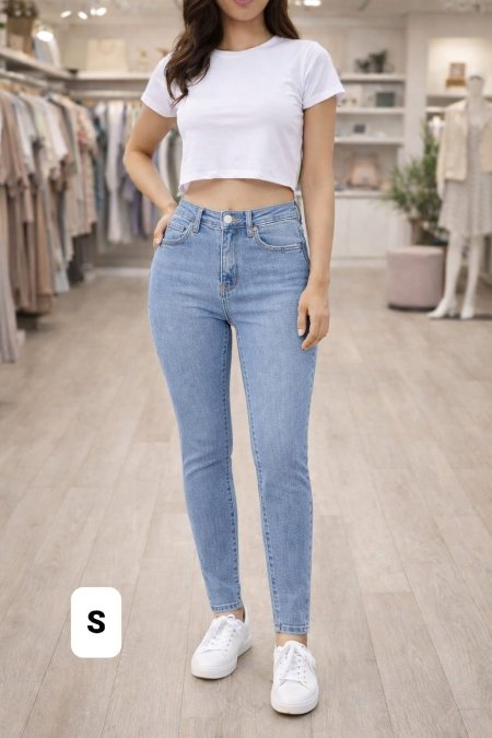 بنطلون جينز سكني