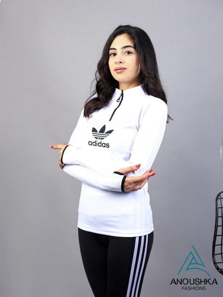 بلوزه مع تايتس اديداس