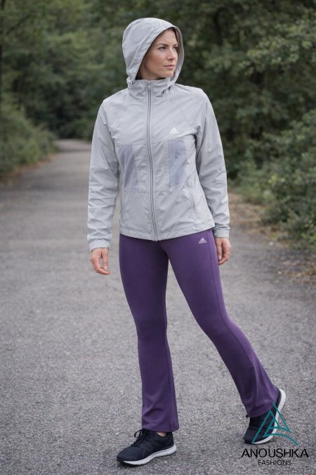 جاكيت براشوت مع تايتس فلير فل ليكرا اديداس