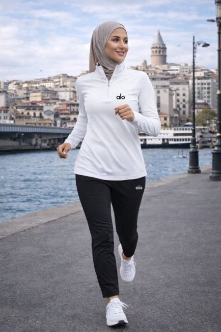 طقم الو فل ليكرا صيفي "بلوزة Dry Fit + بنطلون"