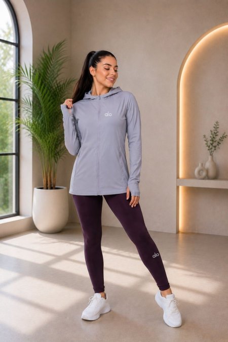 جاكيت الو Dry Fit Sport - Full Likra