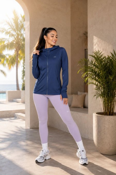 جاكيت الو Dry Fit Sport - Full Likra