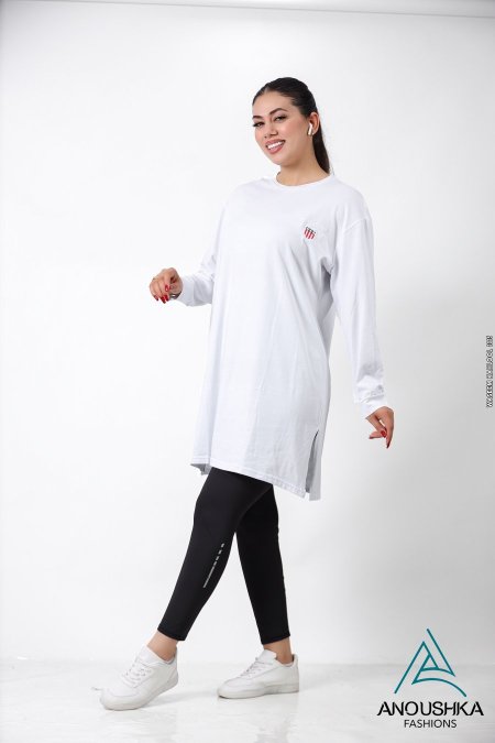 طقم تايتس وبلوزة طويلة جانت/GANT
